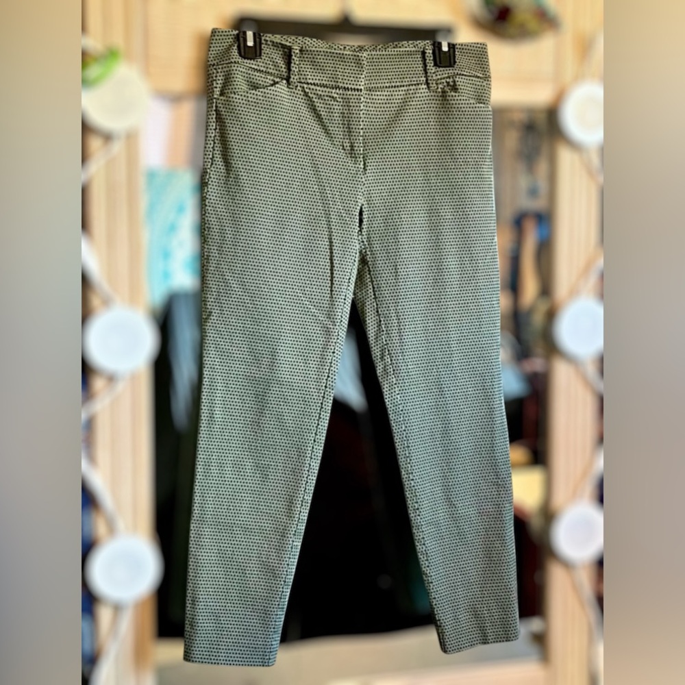 New York & Company Polka Dot Ankle Pants